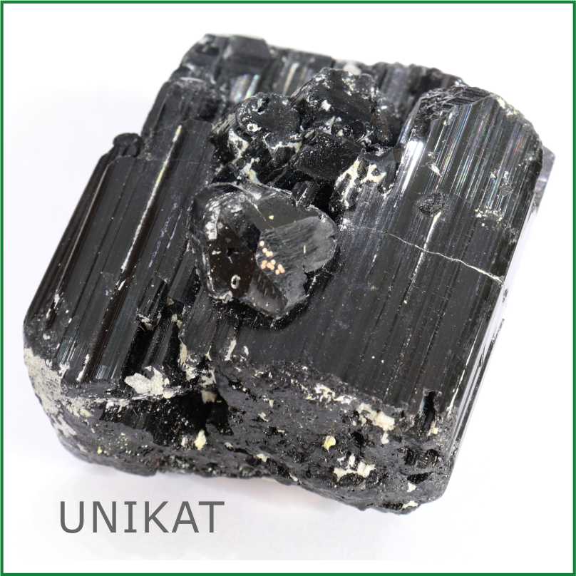 Schwarzer Turmalin - Naturkristall - Schörl